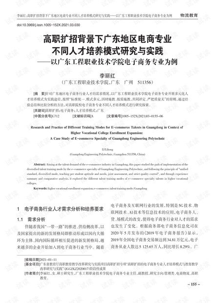 广工电子商务专业学什么